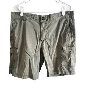 Columbia Silver Ridge Utility Cargo Shorts Outdoor Hiking Green Men 36